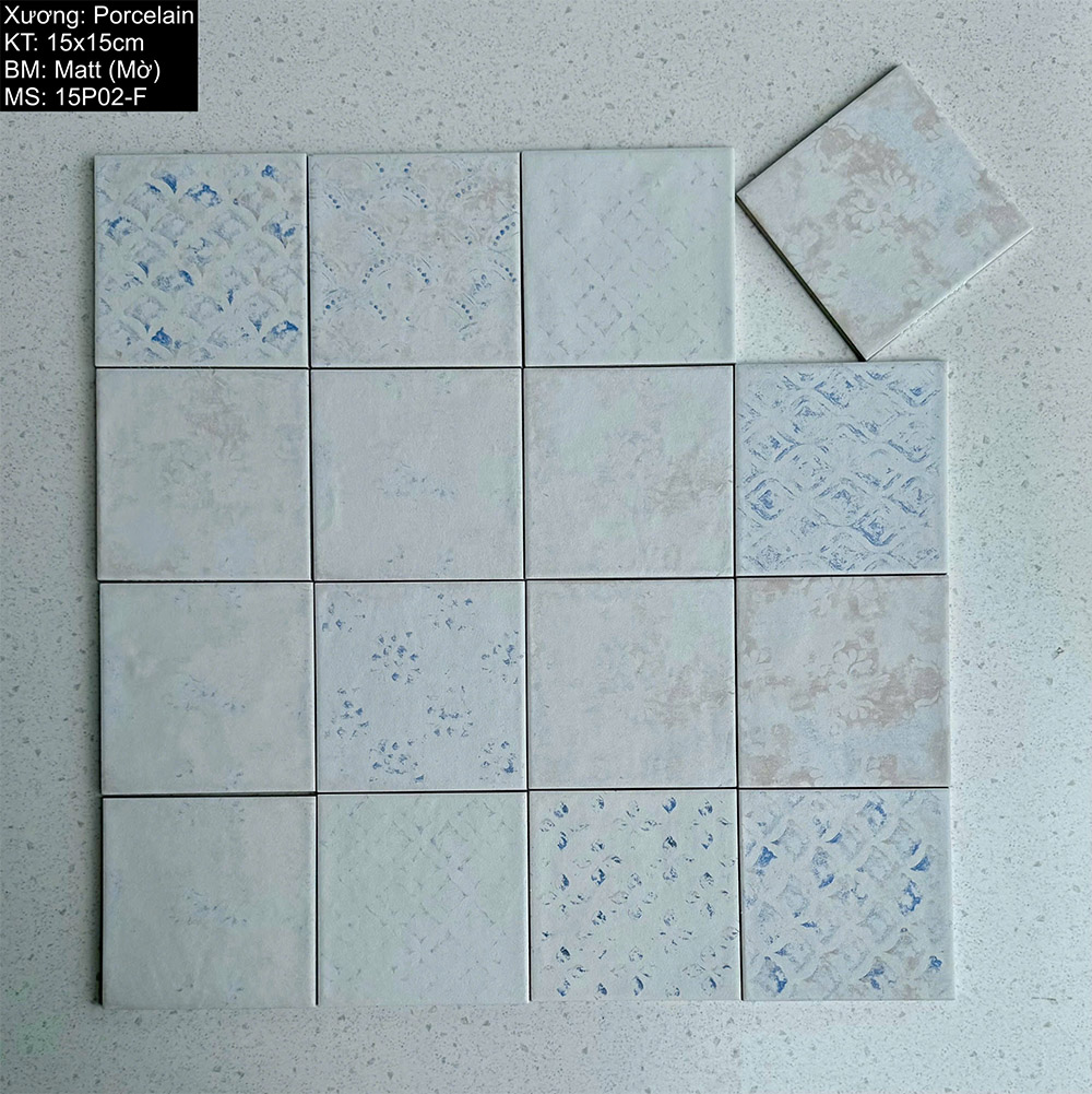 Gạch giả cổ 15x15 cm 15P02-F